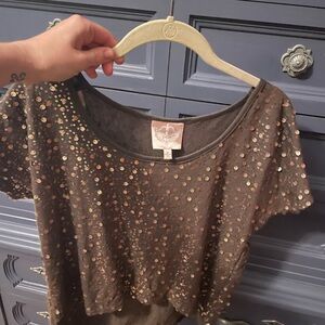 Romeo & Juliet Couture Sequin Embellished Top